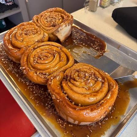 Jimmy's giant caramel pecan roll